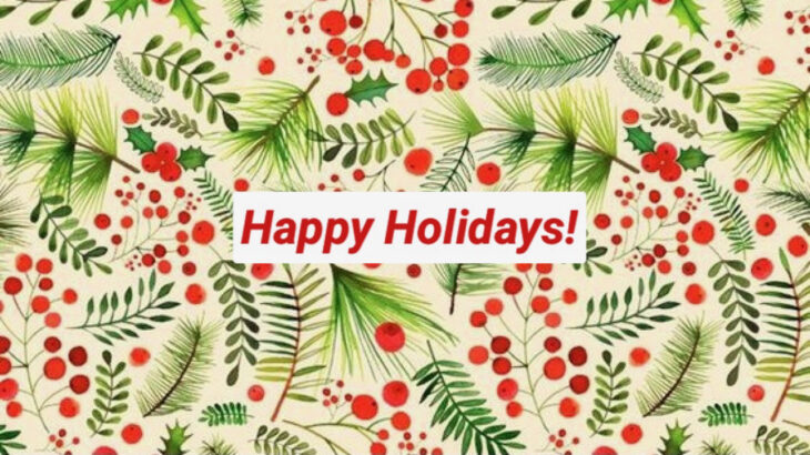 note | Happy Holidays!-“Jingle Jungle mix”